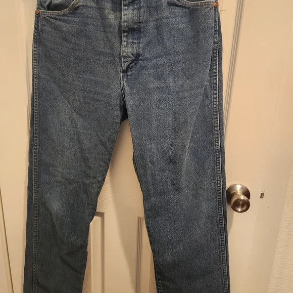 Wrangler Men's Cowboy Cut Denim Jeans 33x36 - Picture 2 of 4